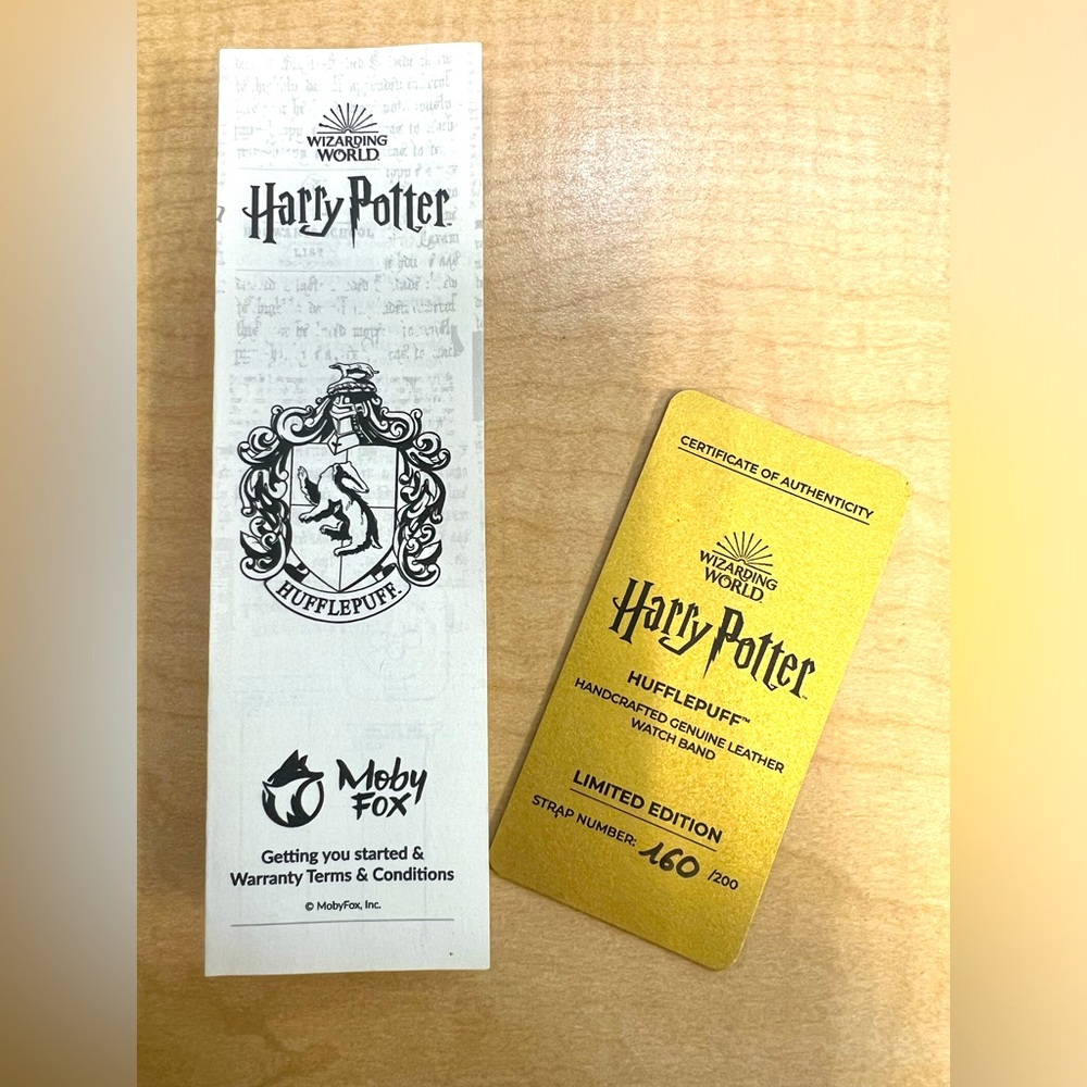 NIB MobyFox Hufflepuff Watch Band
